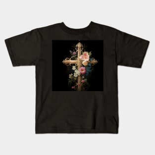 Gold Cross Kids T-Shirt